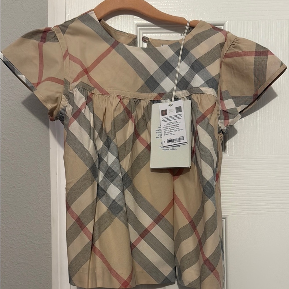 Burberry Girls Zoey Check  Shirt